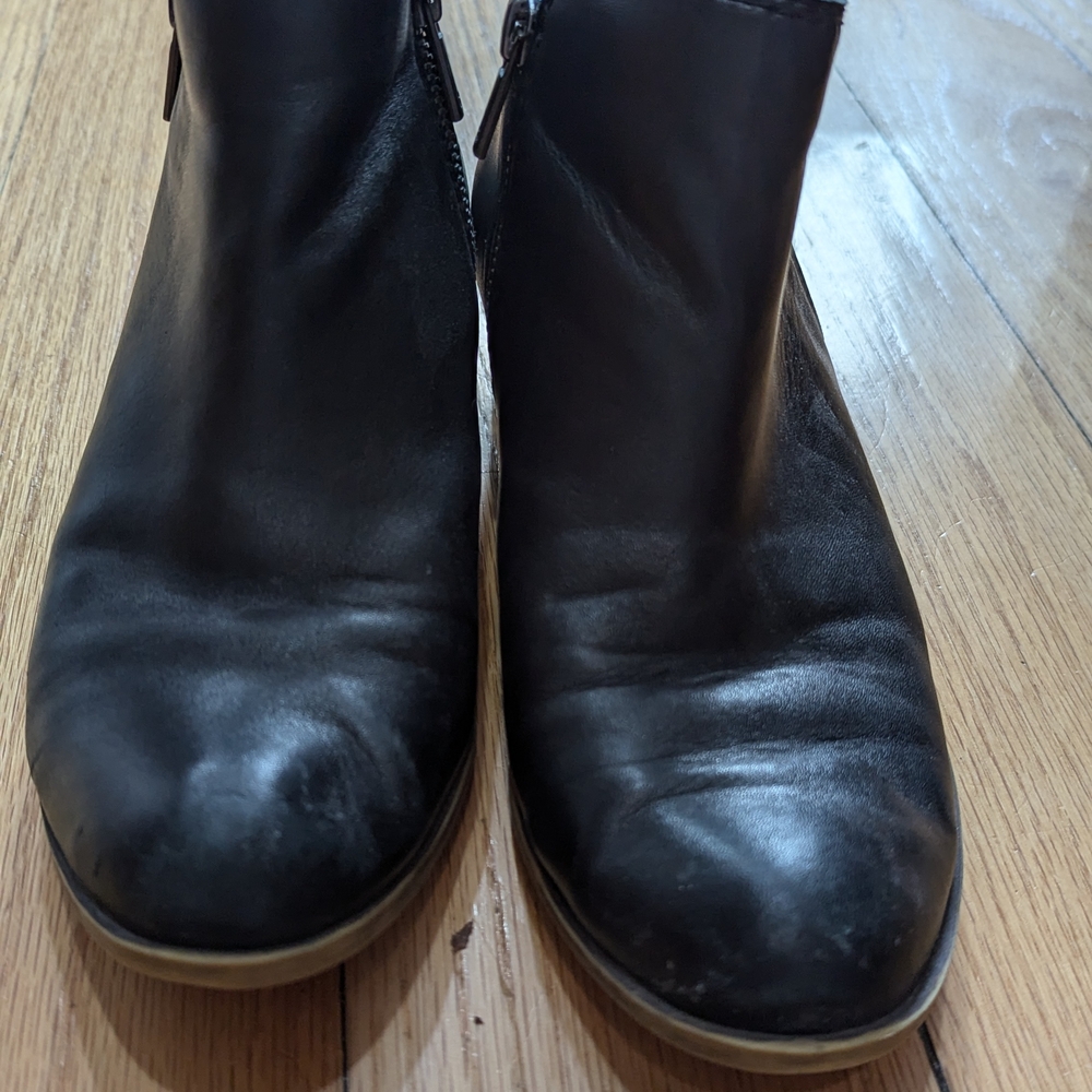 Lucky Brand Basel bootie - Black Leather Ankle Boots
